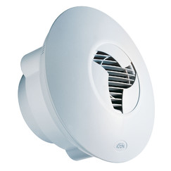 iCON 30 - stílusos fürdőszobai ventilátor háromszárnyú automata zsaluval, 12 V-os, Ø 100 -150 mm