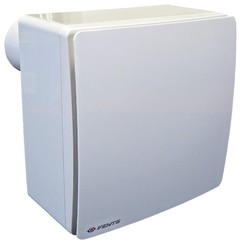 Fürdőszobai ventilátor visszacsapó szeleppel és időzítővel, magasnyomású, Ø 80 mm, vízszintes