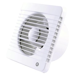 Fürdőszobai ventilátor kiegészítő funkciók nélkül, Ø 100 mm, emelt teljesítménnyel